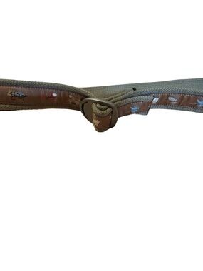 Bison Designs Trout Fish Tap Cap Bottle Opener Buckle Webbed Belt - medium